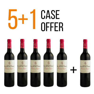 Wine - Chateau Bel Air de l'Ormes Bordeaux Superieur 2019 Case BUY 5 GET 1 FREE - LPB Market