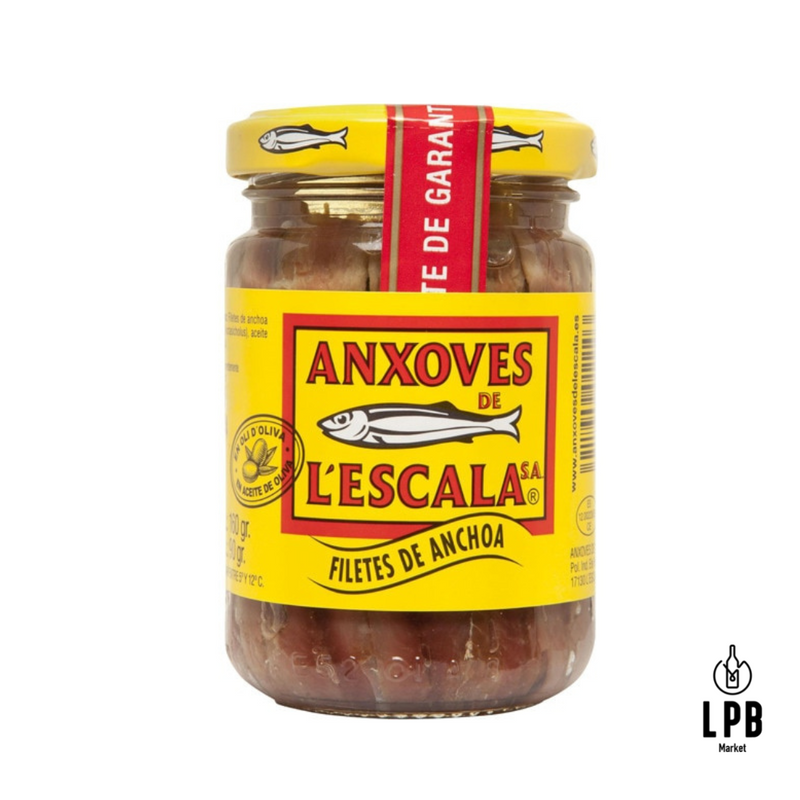  - Anxoves de l'Escala Anchovy Fillets in Olive Oil (22/24pcs) 160g - LPB Market