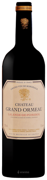 Wine - Chateau Grand Ormeau 2018 - LPB Market