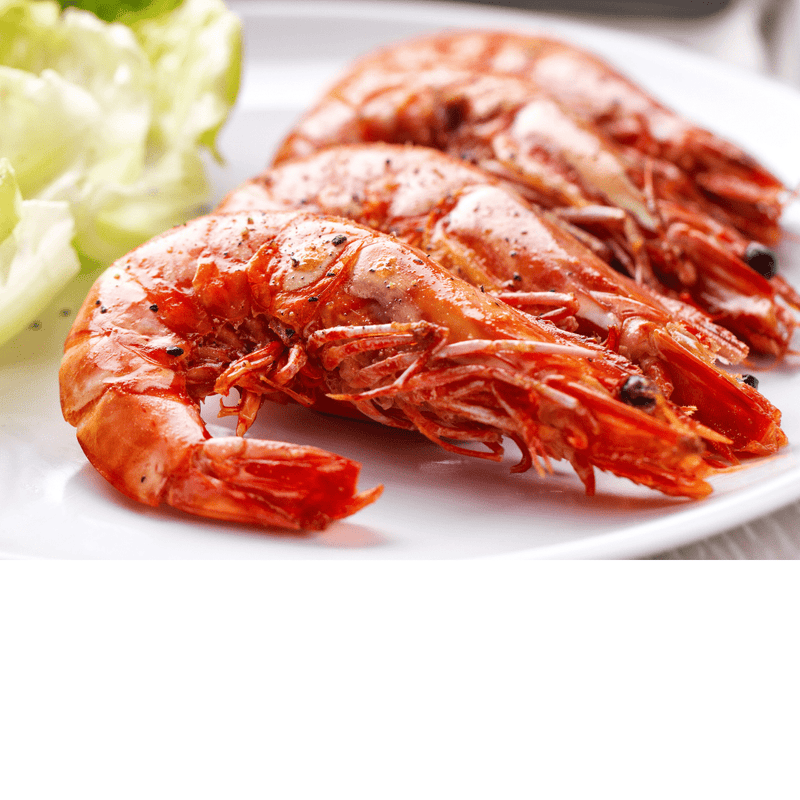 seafood - Cooked Prawns head on, shell on - LPB Market
