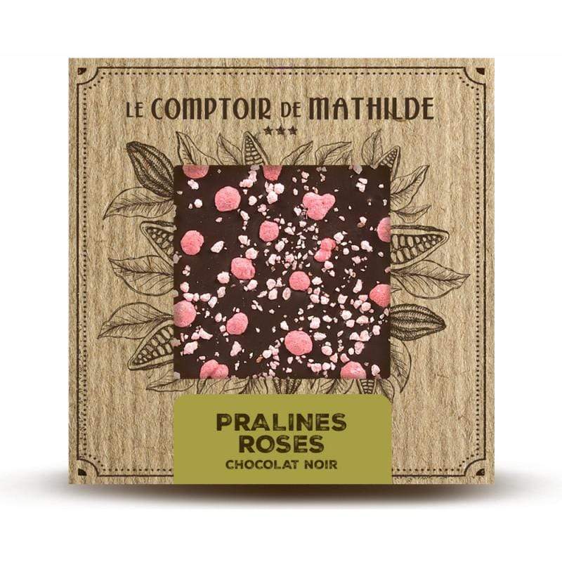 Fine Food - Dark Chocolate Pink Praline Tablet - LPB Market